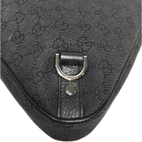 Authentic Gucci Abbey hobo bag black canvas - Picture 14 of 16